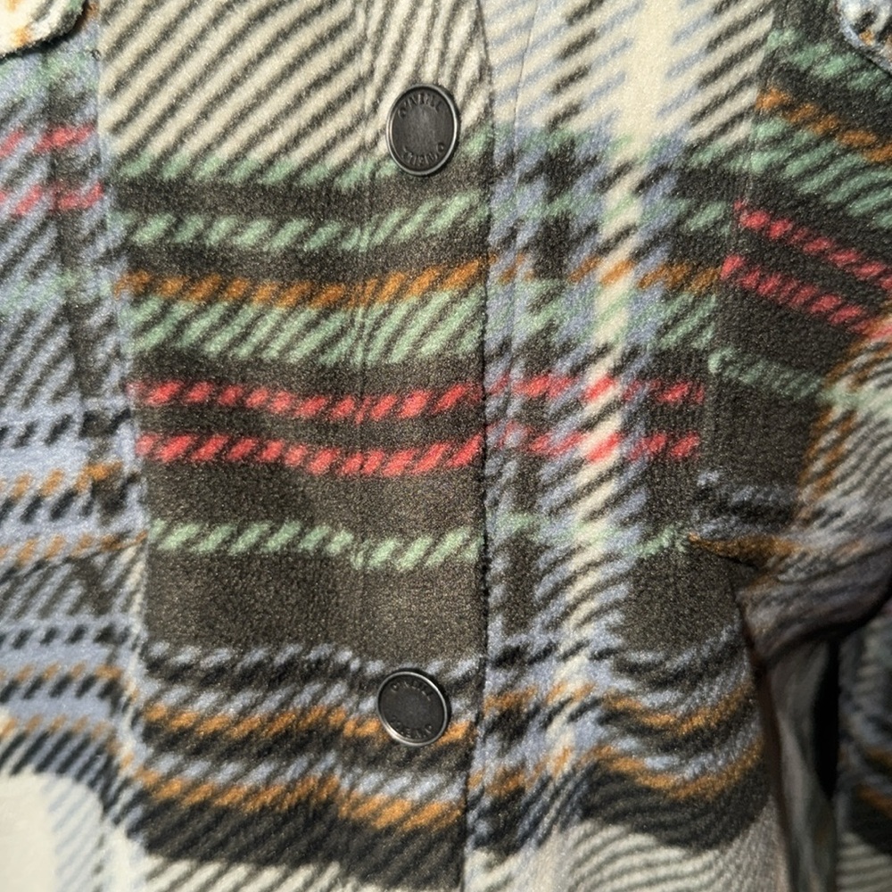 Gently worn womans large O’Neill flannel jacket button up (891) - Picture 4 of 5